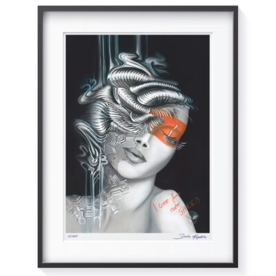 surreal-modern-art-print Alien Girl